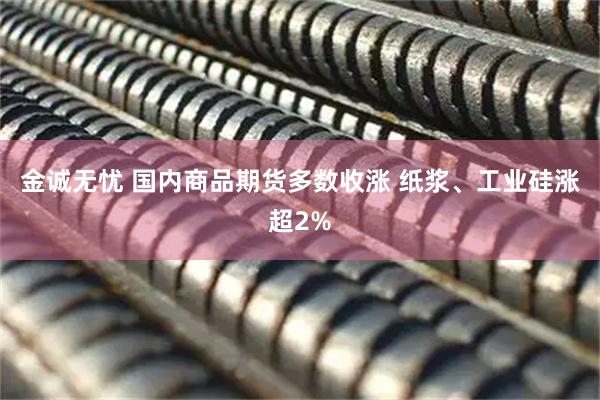 金诚无忧 国内商品期货多数收涨 纸浆、工业硅涨超2%