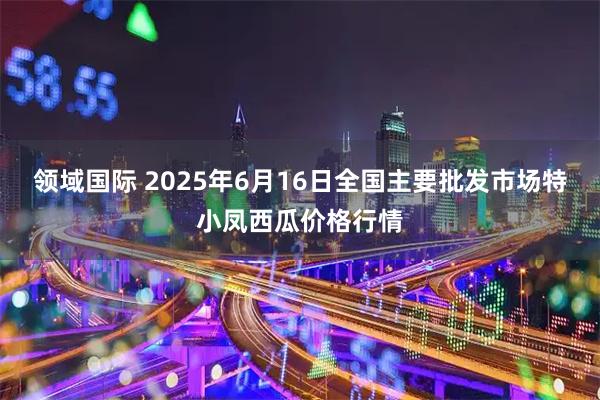 领域国际 2025年6月16日全国主要批发市场特小凤西瓜价格行情