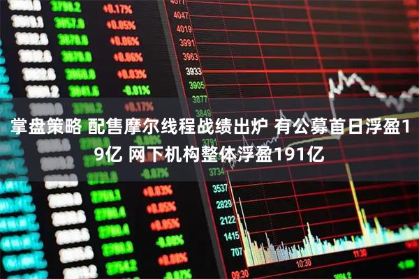 掌盘策略 配售摩尔线程战绩出炉 有公募首日浮盈19亿 网下机构整体浮盈191亿